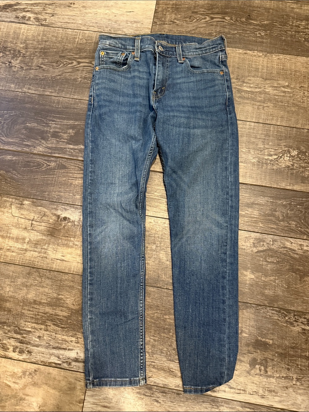 Levi's Slim Straight Denim Jeans in Faded Blue